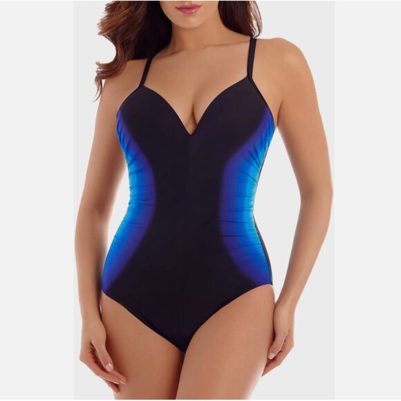 Miraclesuit Gulfstream Temptation Slenderizing Tummy Control One Piece Swimsuit - Picture 1 of 12